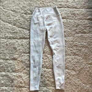 Alo White Camo Leggings